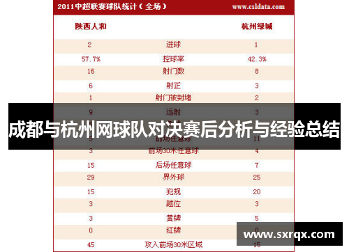 成都与杭州网球队对决赛后分析与经验总结